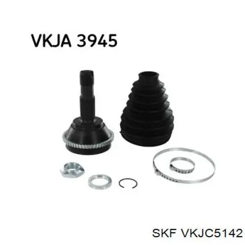 VKJC 5142 SKF árbol de transmisión delantero izquierdo