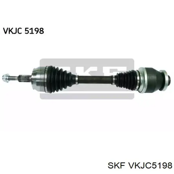 VKJC5198 SKF árbol de transmisión delantero izquierdo