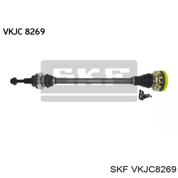 VKJC 8269 SKF árbol de transmisión trasero derecho