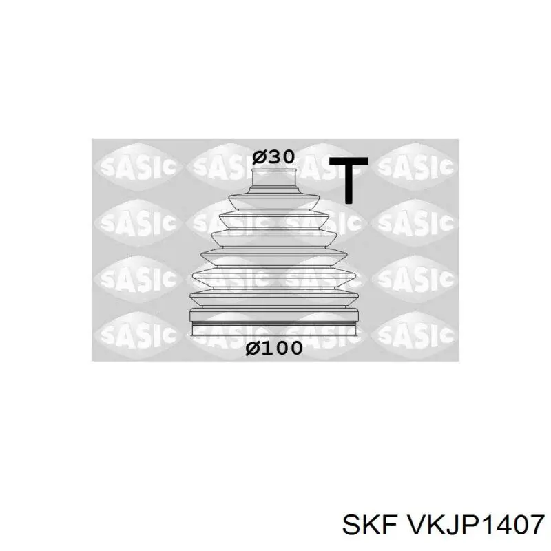 VKJP1407 SKF fuelle, árbol de transmisión delantero exterior