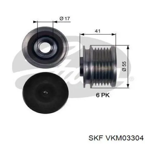 VKM03304 SKF poleas juego de piezas