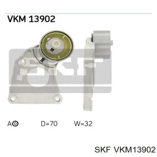 VKM13902 SKF tensor, correa dentada