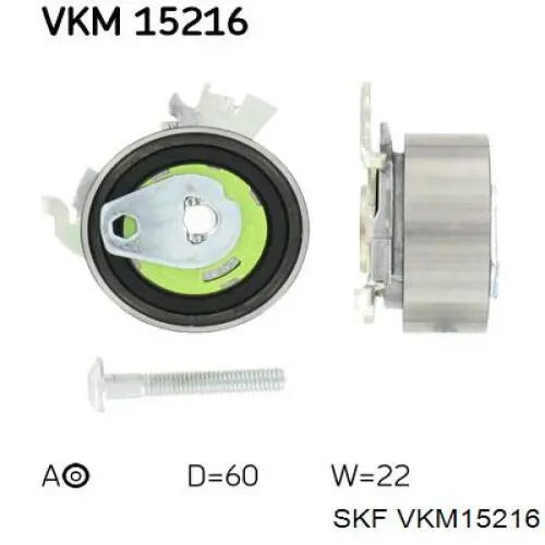 VKM15216 SKF tensor, correa dentada