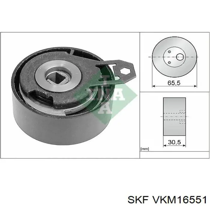 VKM 16551 SKF rodillo, cadena de distribución