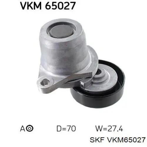 VKM 65027 SKF tensor de correa, correa poli v