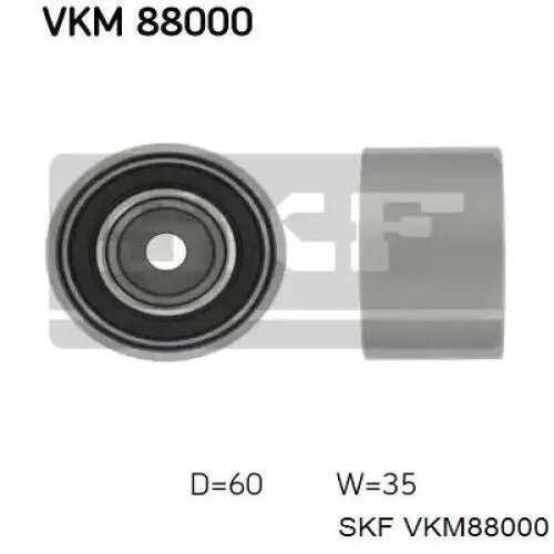 VKM 88000 SKF rodillo intermedio de correa dentada