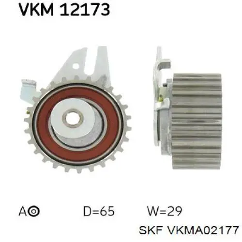 VKMA02177 SKF kit correa de distribución