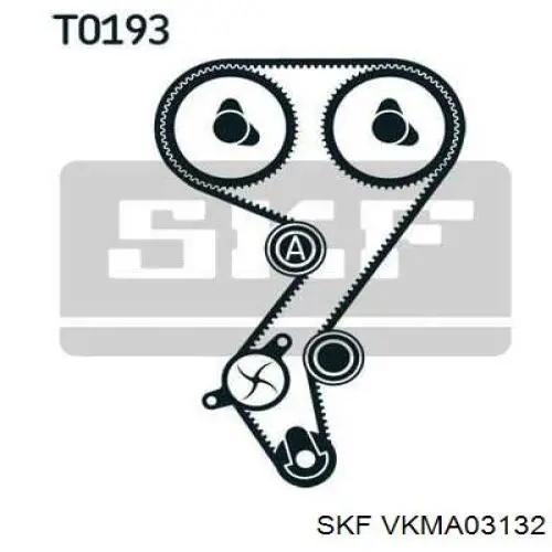 VKMA 03132 SKF kit correa de distribución