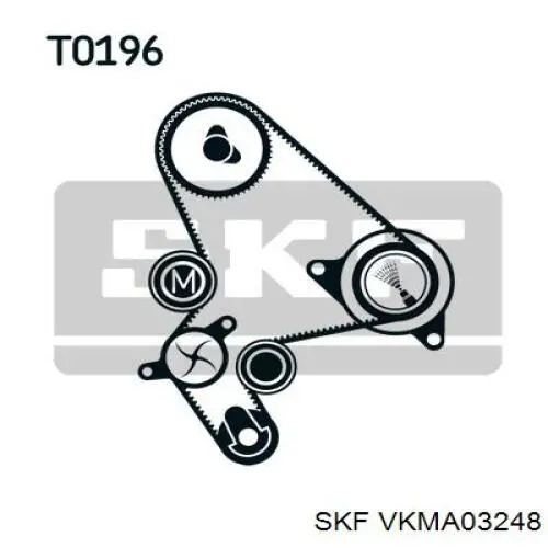 VKMA 03248 SKF kit correa de distribución