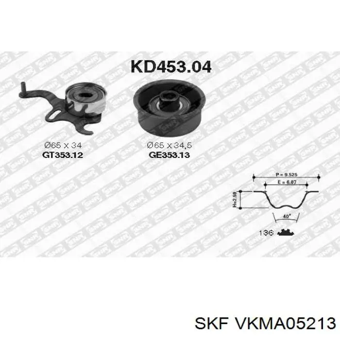 VKMA 05213 SKF kit correa de distribución