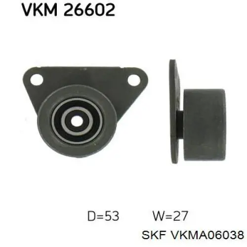 VKMA 06038 SKF kit correa de distribución