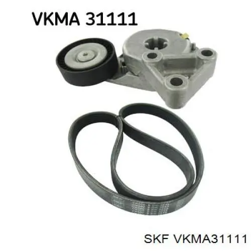 VKMA 31111 SKF correa de transmision, juego completo