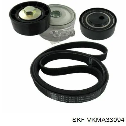 VKMA 33094 SKF correa de transmision, juego completo