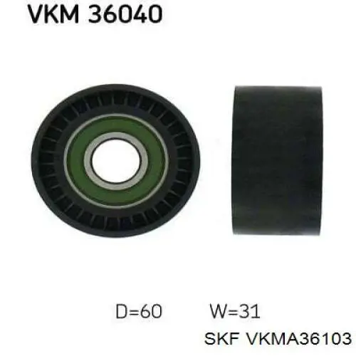 VKMA 36103 SKF kit correa de distribución