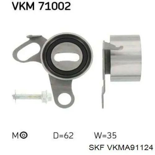 VKMA 91124 SKF kit correa de distribución