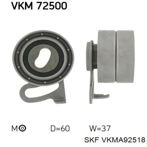 VKMA92518 SKF kit correa de distribución