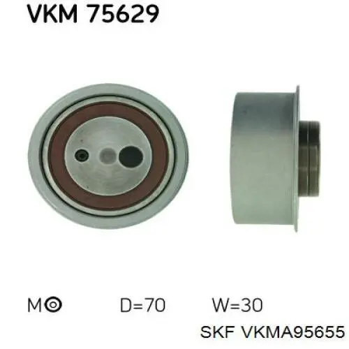 VKMA 95655 SKF kit correa de distribución