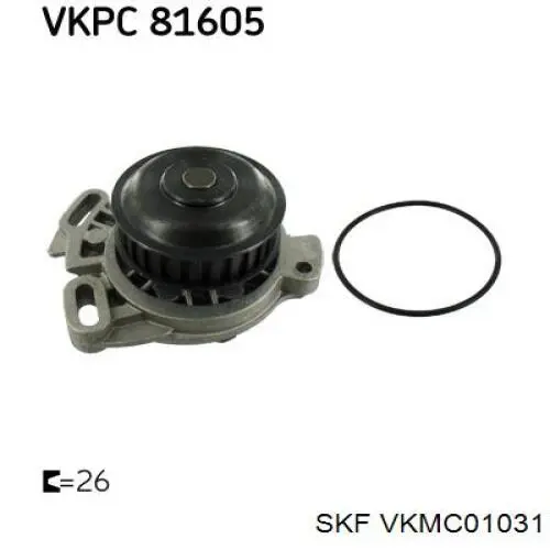 VKMC 01031 SKF kit correa de distribución