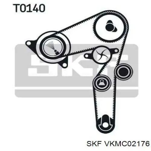 VKMC 02176 SKF kit correa de distribución