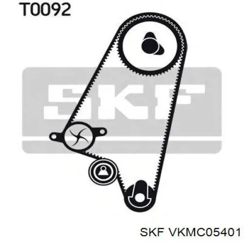 VKMC 05401 SKF kit correa de distribución