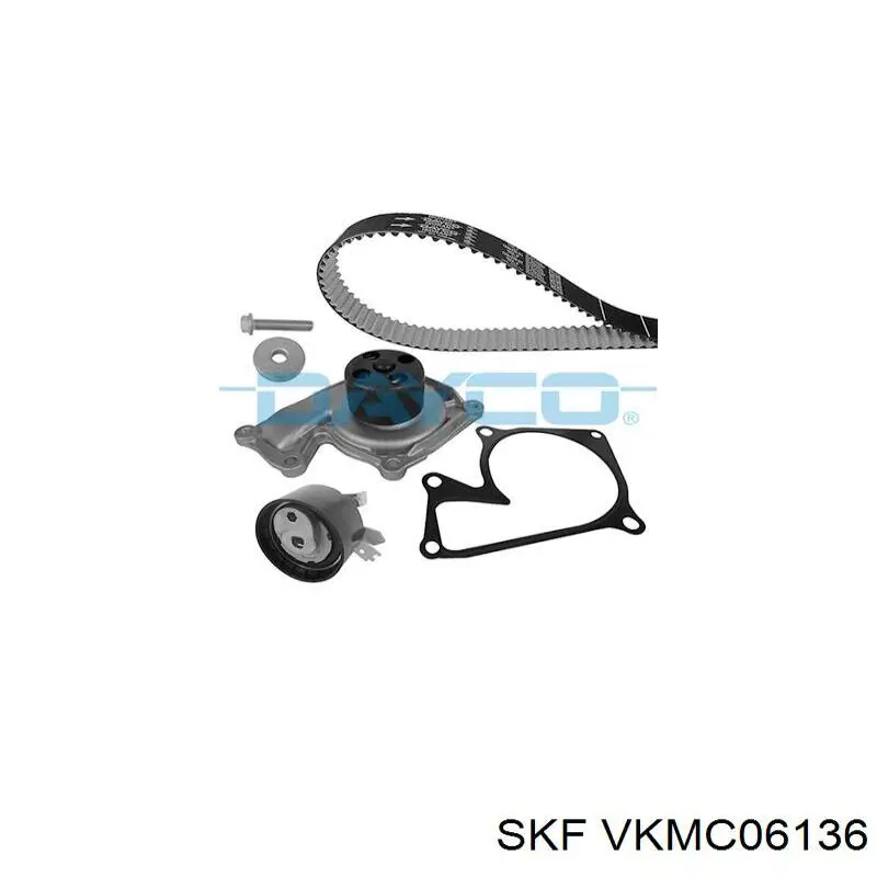 VKMC 06136 SKF kit correa de distribución