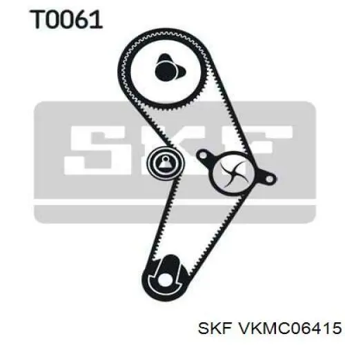 VKMC 06415 SKF kit correa de distribución