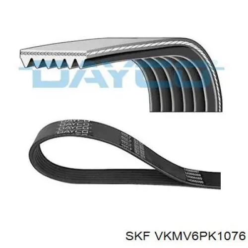 VKMV6PK1076 SKF correa trapezoidal