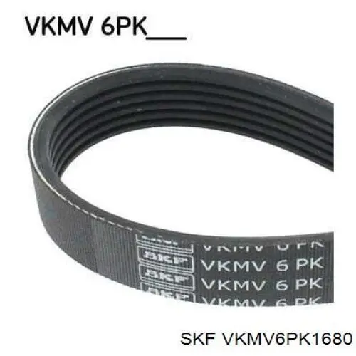 VKMV 6PK1680 SKF correa trapezoidal