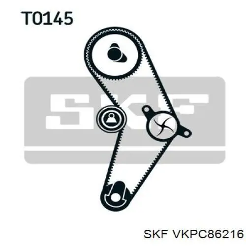 VKPC 86216 SKF bomba de agua