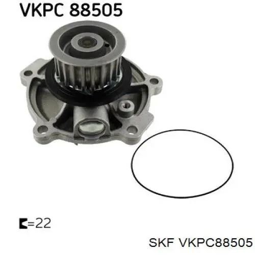 VKPC 88505 SKF bomba de agua