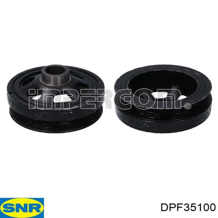 DPF35100 SNR polea, cigüeñal