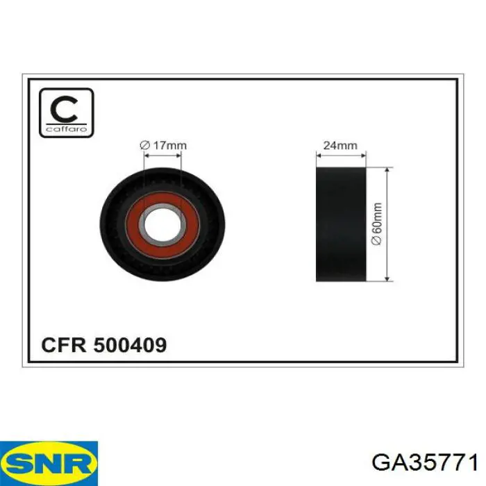  Rodillo, correa trapecial poli V para Audi A5 8T3