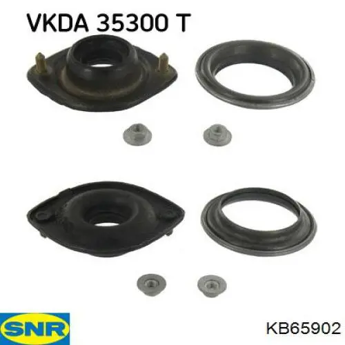 KB659.02 SNR soporte amortiguador delantero