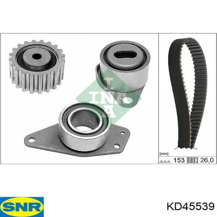  Kit correa de distribución para Volvo S40 1 