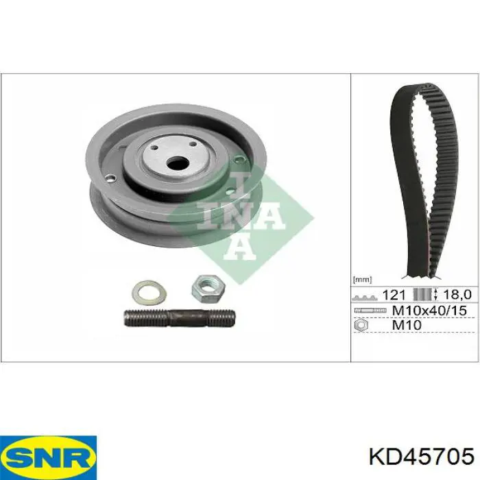 KD457.05 SNR kit correa de distribución