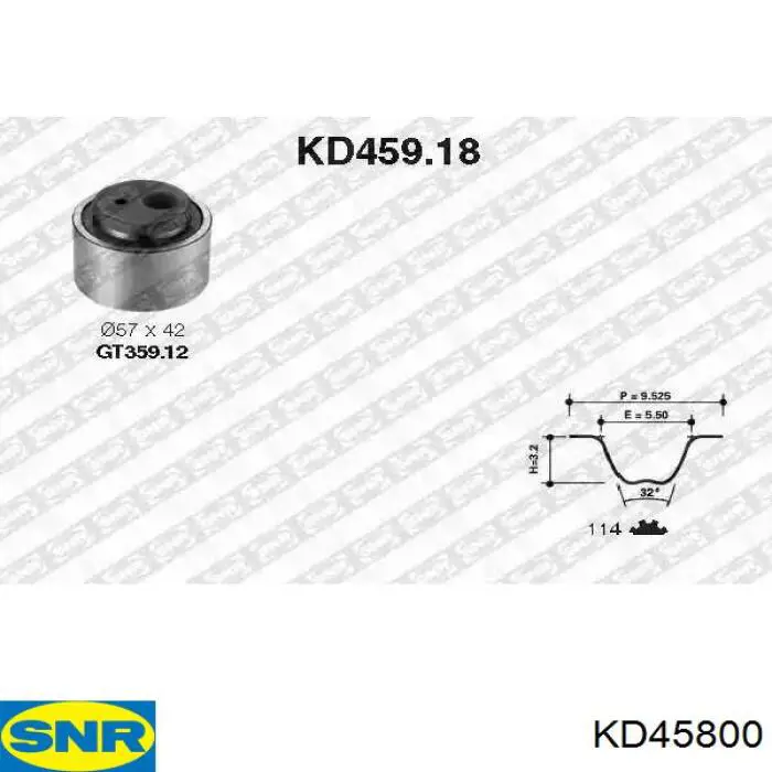 530000910 Polcar kit correa de distribución