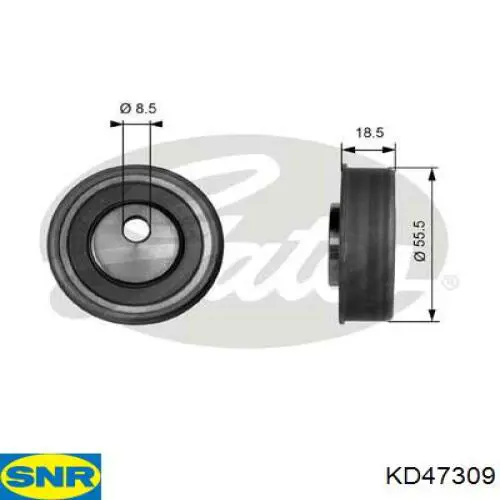 KD473.09 SNR kit correa de distribución