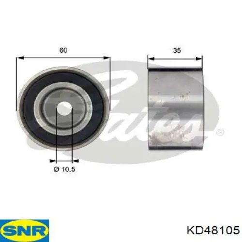 KD481.05 SNR kit correa de distribución