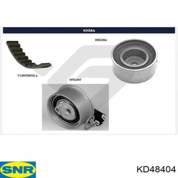 KD484.04 SNR kit correa de distribución