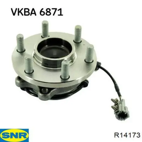 R141.73 SNR cubo de rueda delantero