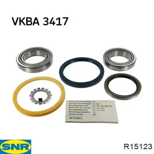 R151.23 SNR cojinete de rueda delantero