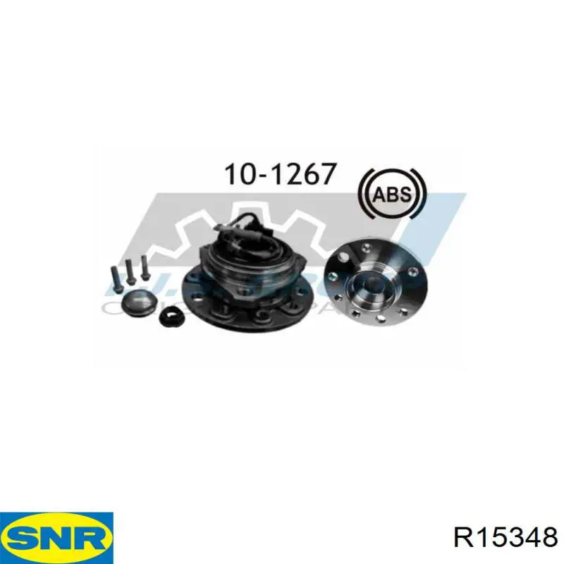 R153.48 SNR cubo de rueda delantero