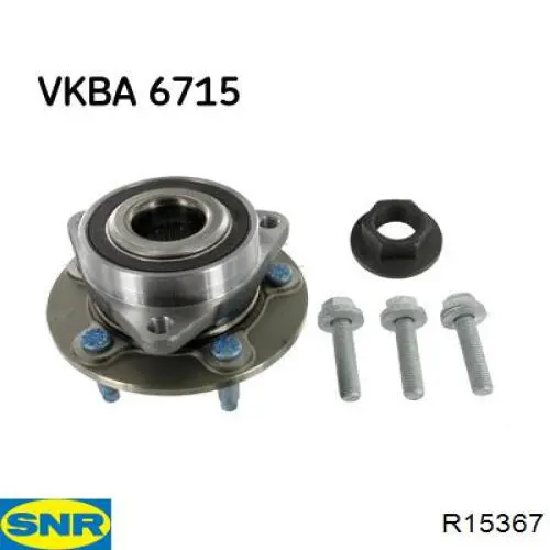 R153.67 SNR cubo de rueda delantero