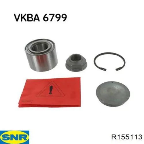 R155.113 SNR cojinete de rueda trasero