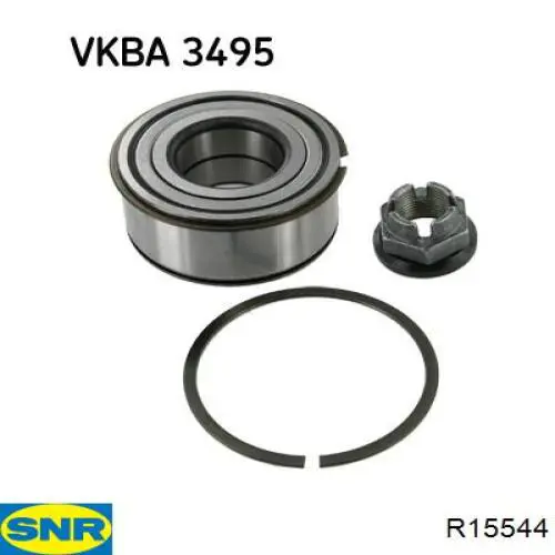 R155.44 SNR cojinete de rueda delantero