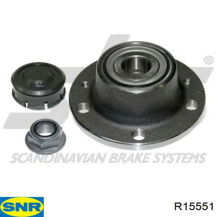 R15551 SNR cubo de rueda trasero