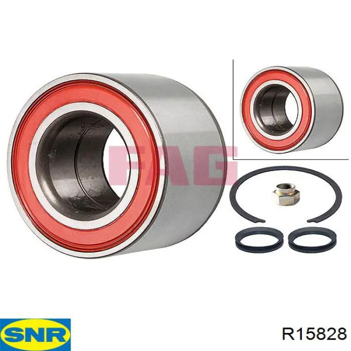 R158.28 SNR cojinete de rueda delantero