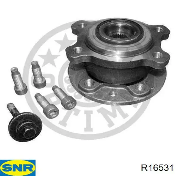 R165.31 SNR cubo de rueda trasero