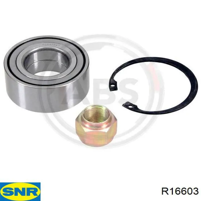 R166.03 SNR cojinete de rueda delantero