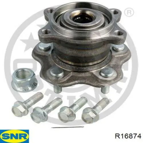 R168.74 SNR cubo de rueda trasero